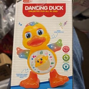 Interactive Yellow Duck Toy with Lights and Music